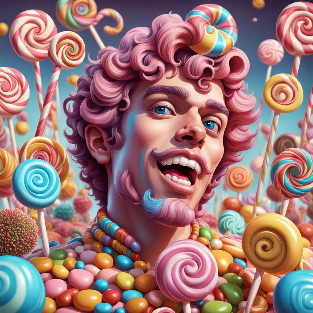 Prince Orgeat in Candy Art Style