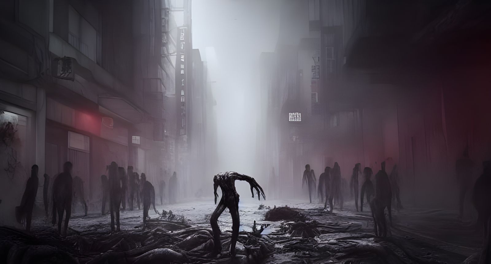 Dark Zombie Post-Apocalyptic Tokyo in Unreal Engine 5