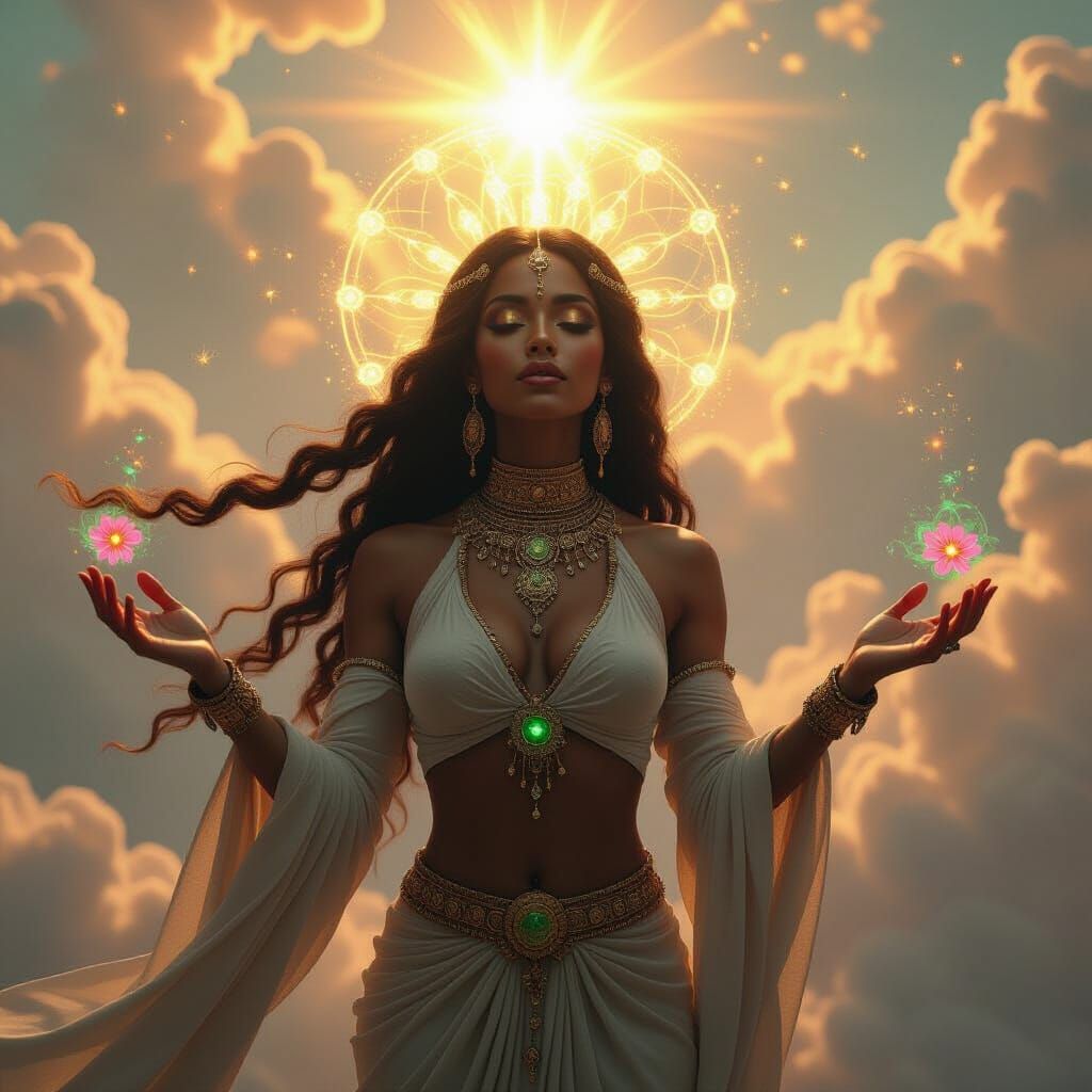 Celestial Olorum Descends in Cosmic Light and Sound