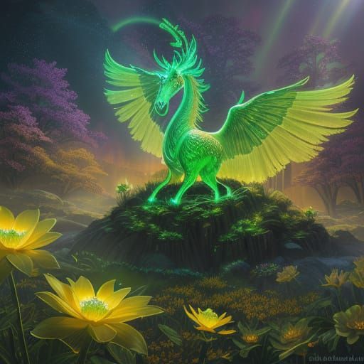 Ethereal Fantasy: Blastafern X Plant-Warrior in Hyperrealism