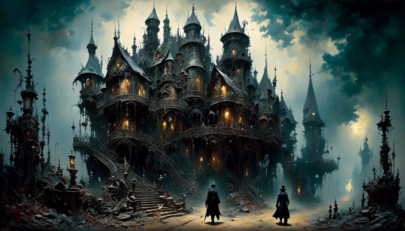 Striking Portrait of a Pale Man