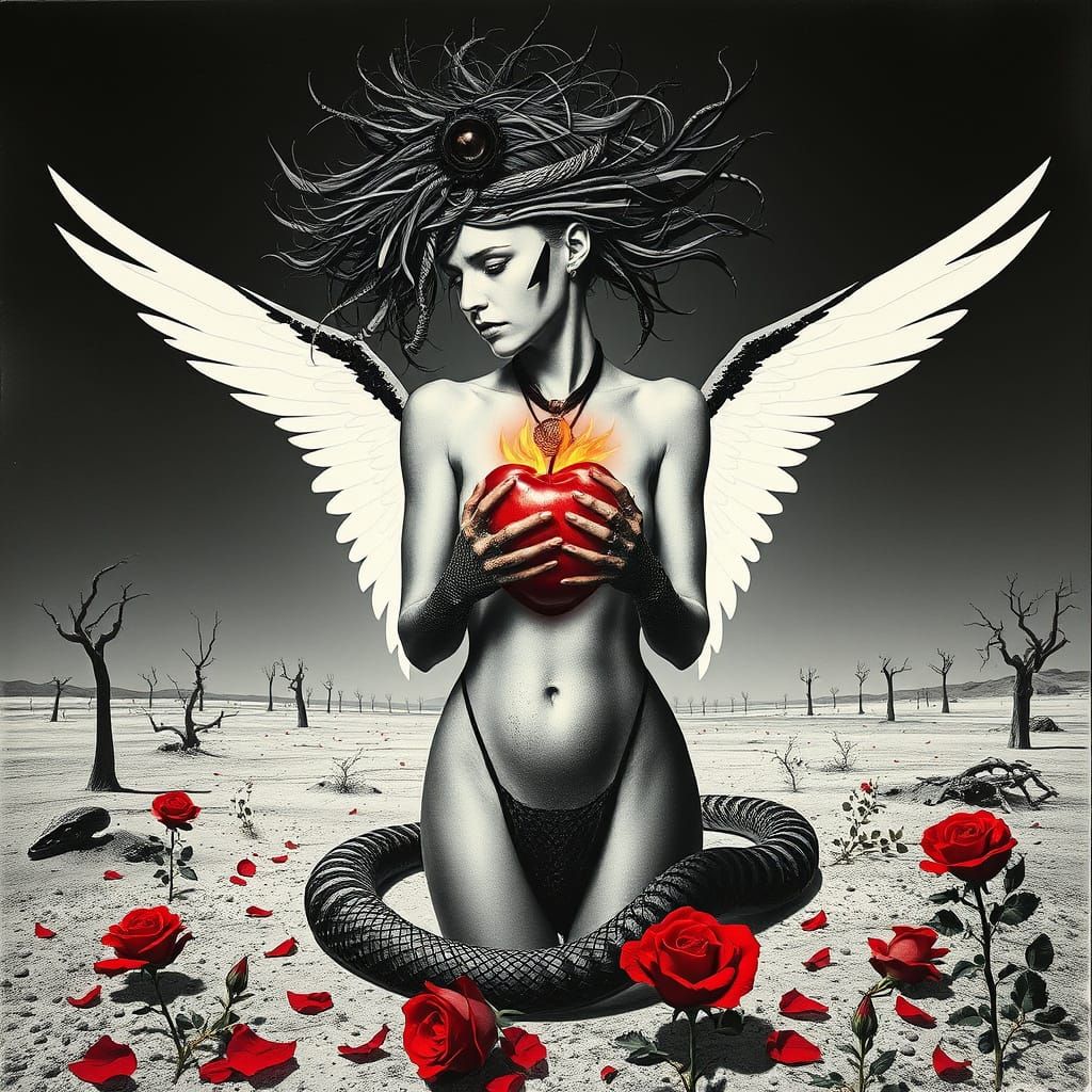 Our Lady of Social Justice Eve in a Punk Faith Garden of Ede...