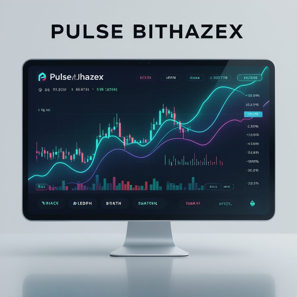 Pulse Bithazex UI: Futuristic Crypto Trading Design