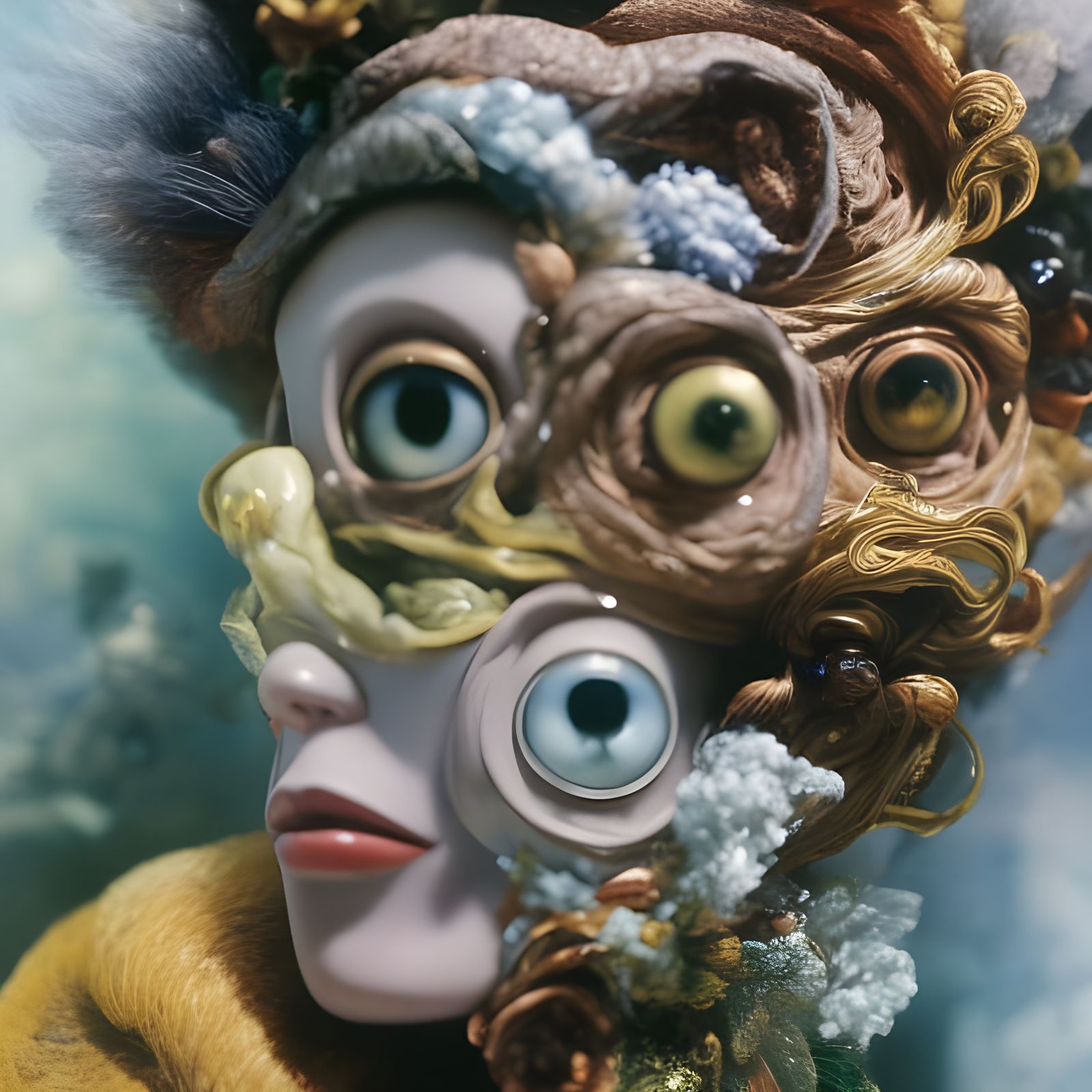 Eye Opening to Truth: Hyperdetailed Concept Art