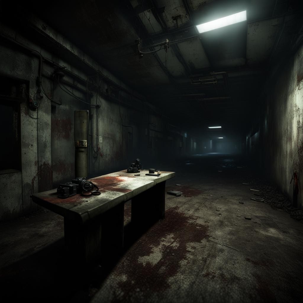 Creepy Underground Facility Inspired by Half-Life 2 Mod
