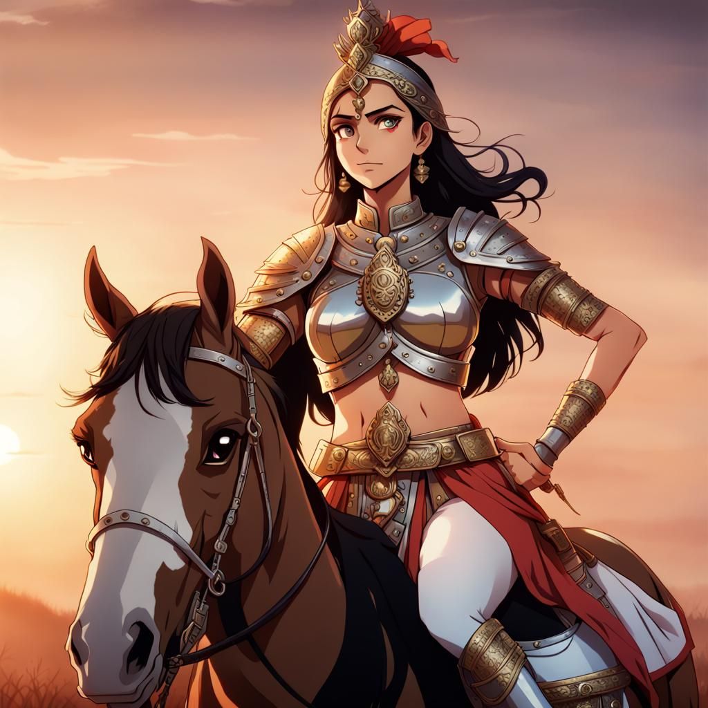 Indian Female Warrior.