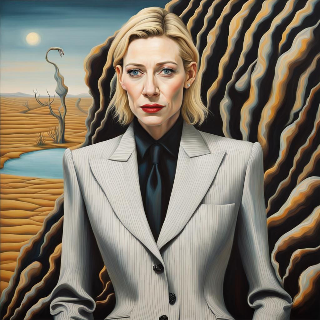 Cate Blanchett in Surreal Melting Landscape