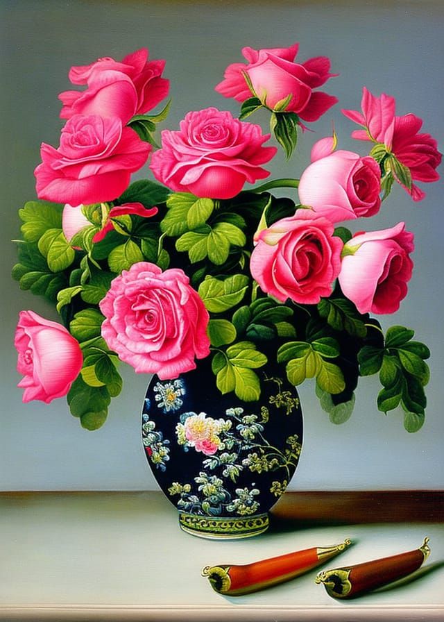 Roses in a Chinese Vase: Haarlem Renaissance Realism