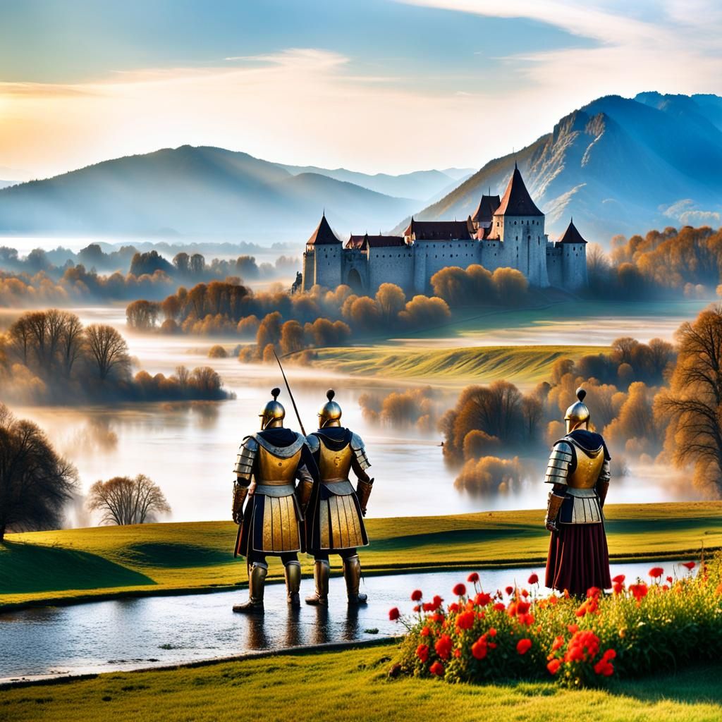 Decebal and Burebista: Ancient Dacian Kings Portrait