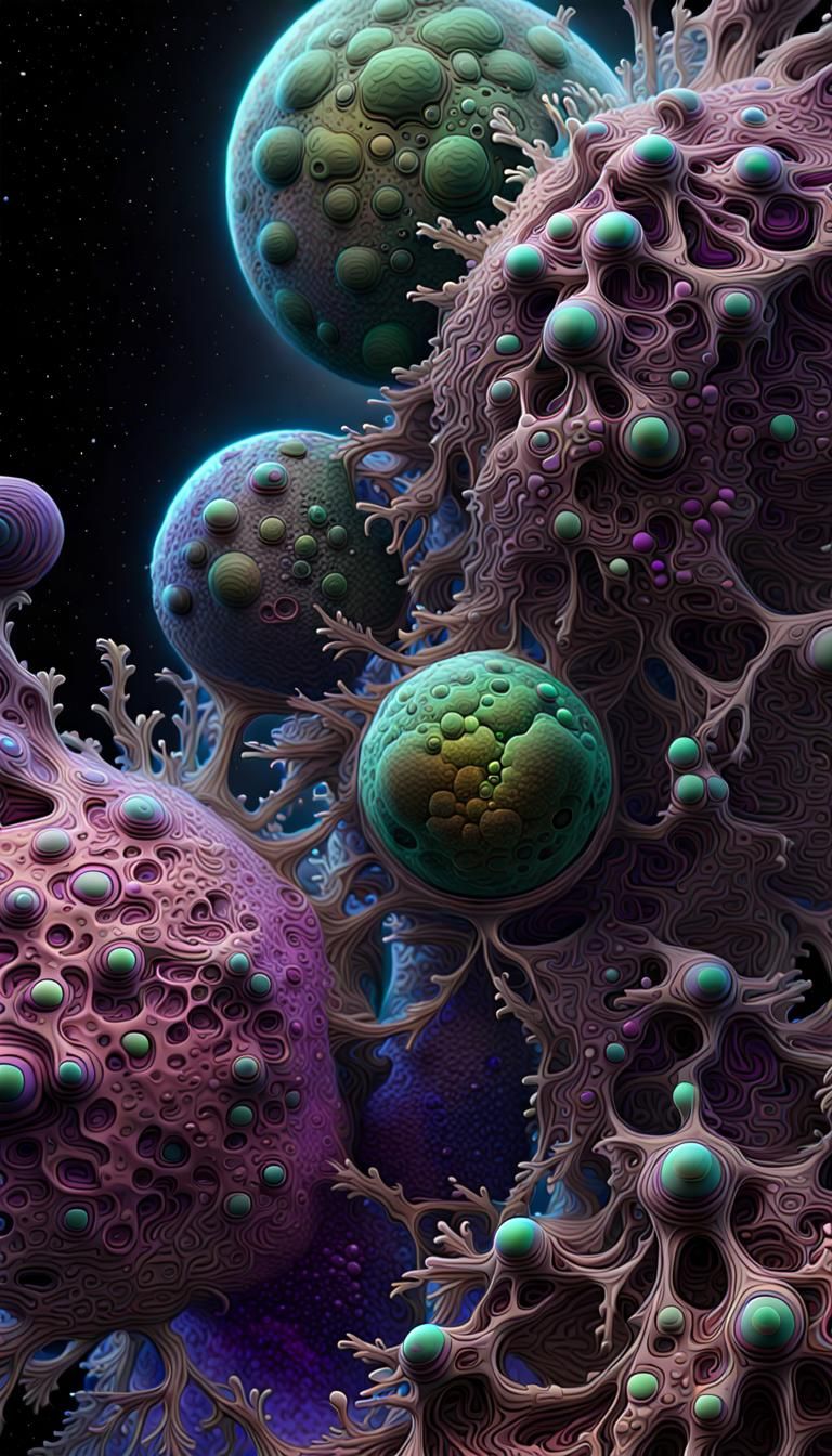 Fractal Hyperrealism: Prebiotic to Biotic Matter Transition