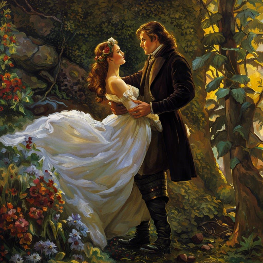 Lancelot is picturing himself with Arthur's wife