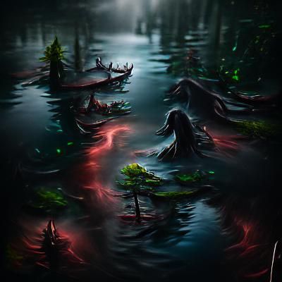Ethereal Dance of Death: Dark Forest and Lake