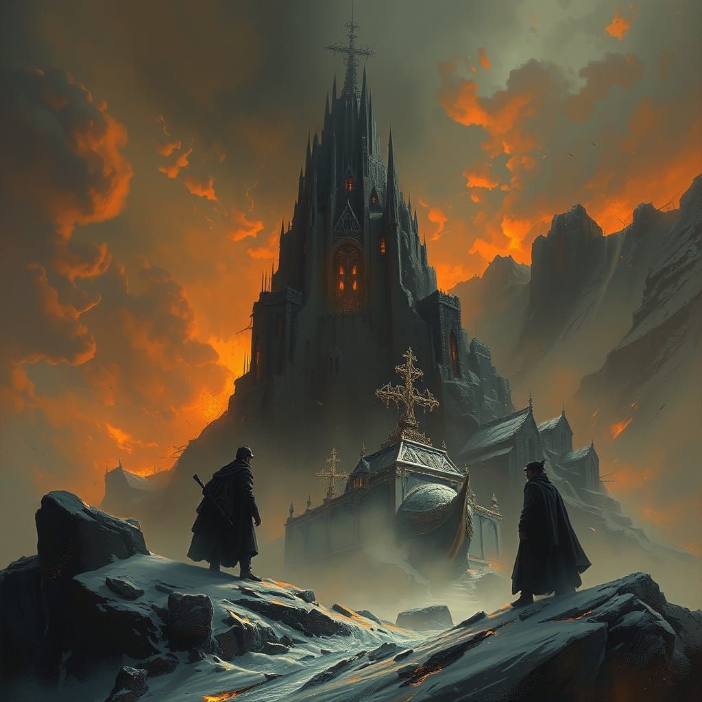 Fantasy Art Illustration in a Detailed Style