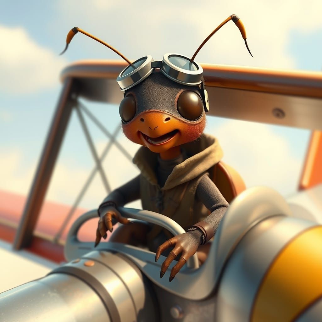 Ant Pilot Soars in Whimsical Animated Adventure
