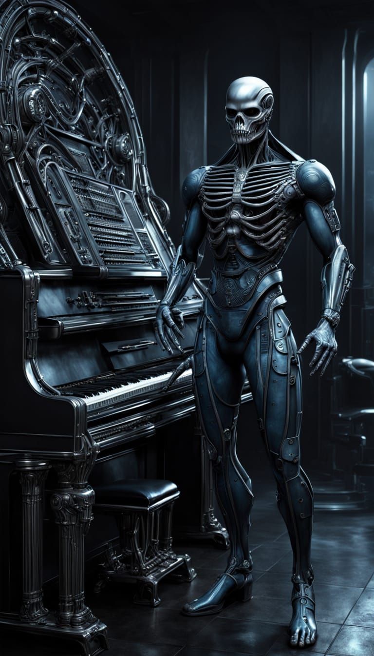 Cyberpunk Piano Maestro