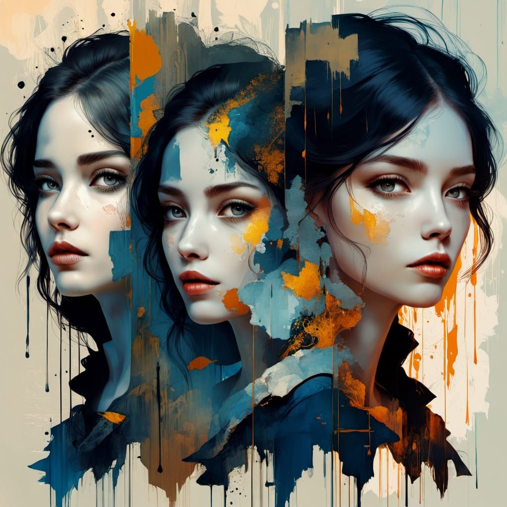 Baroque Queens in Dreamy Village Scenes