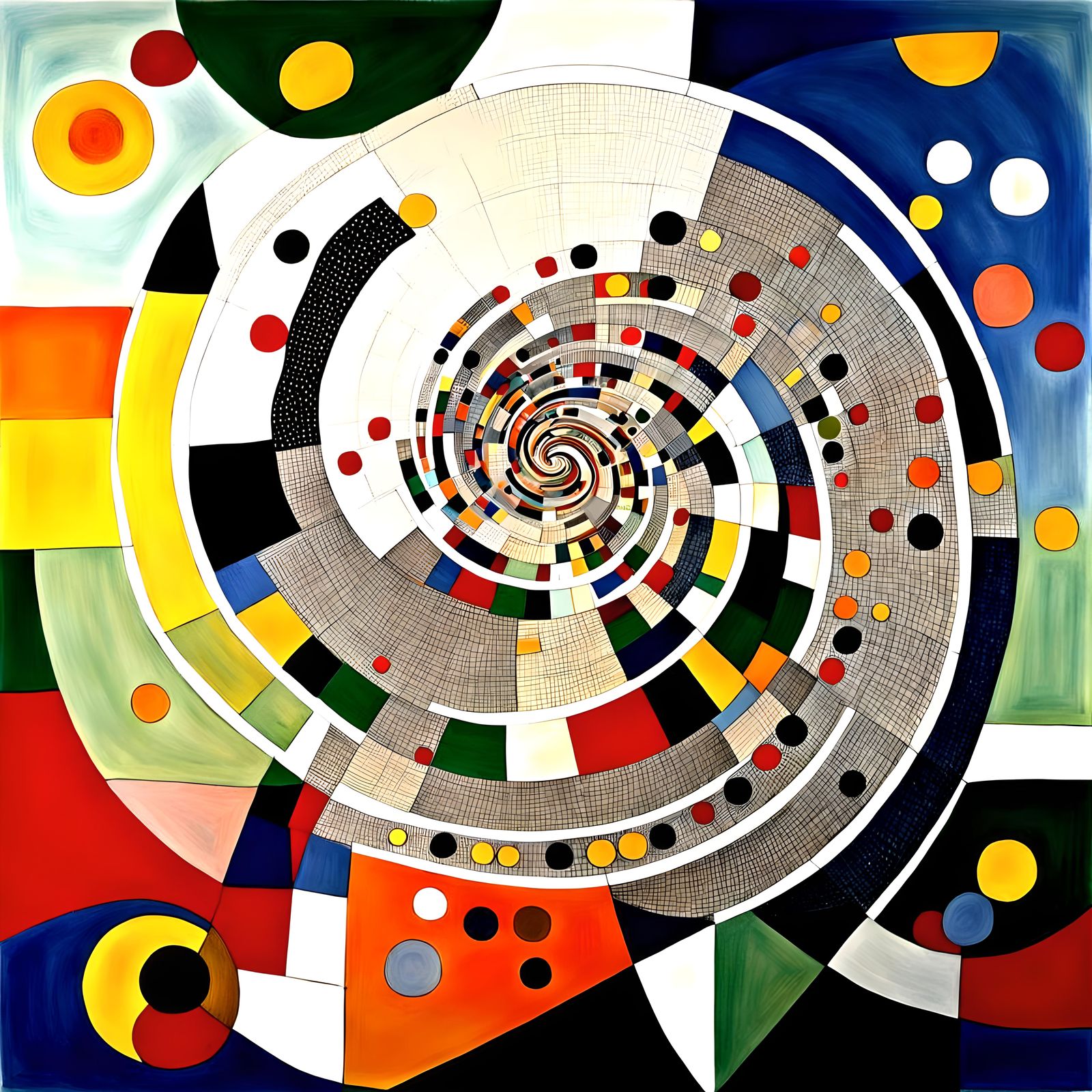 ART mini ABSTRACT malism arc conceptuel style ABSTRAIT the style of Klimt contraste ZEN lines, paralleles dotted lin...