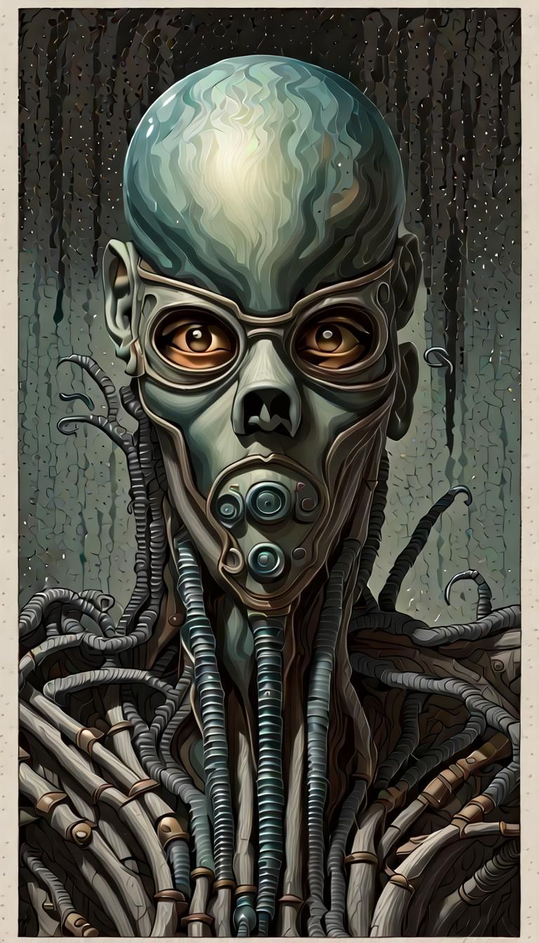 Alien Creature Design in Hyperrealistic Digital Art