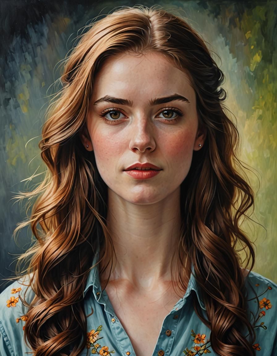 Blossoming Irish Beauty in Vibrant Portraiture