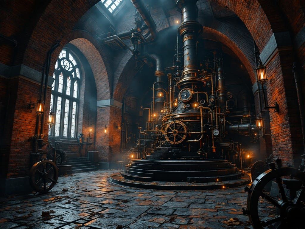 Victorian Era Fantasy Boiler Room