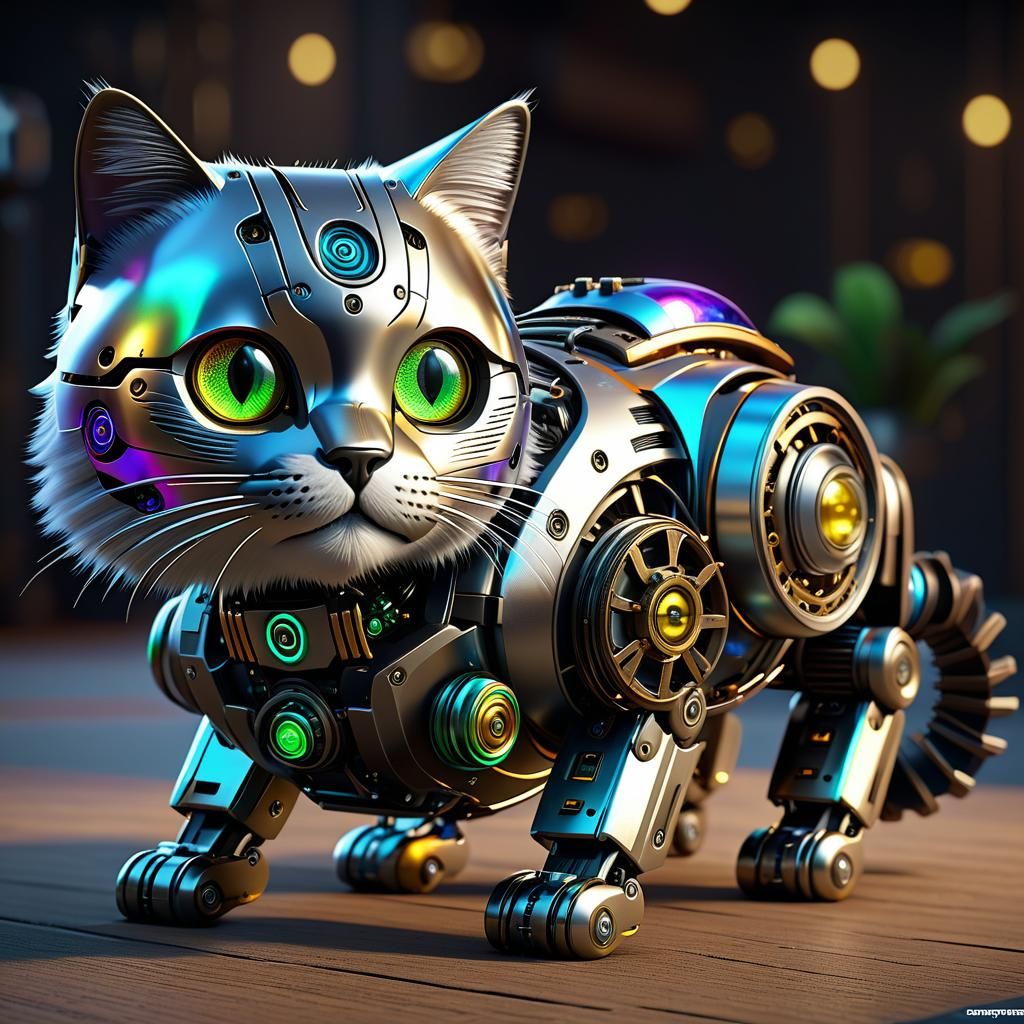 Cyber kitty cat