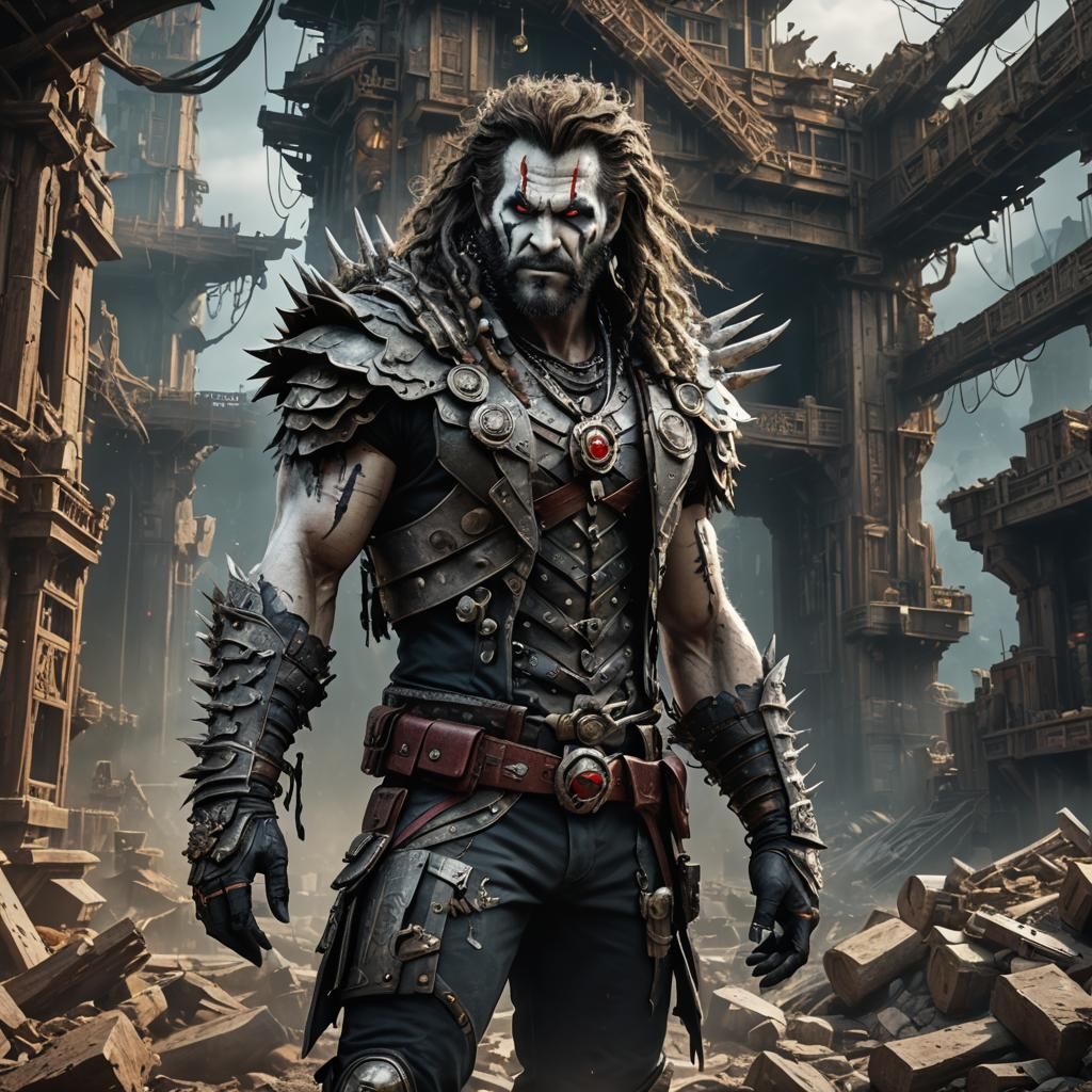Ryan Reynolds as Lobo: Detailed Matte Painting