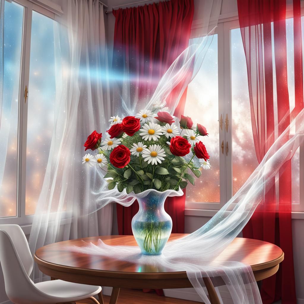 rose and daisy bouquet