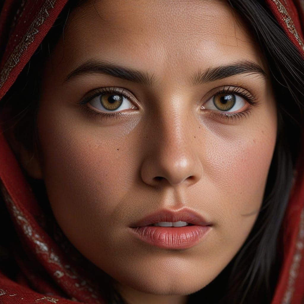 Stunning Model Beauty with a Hint of Reality