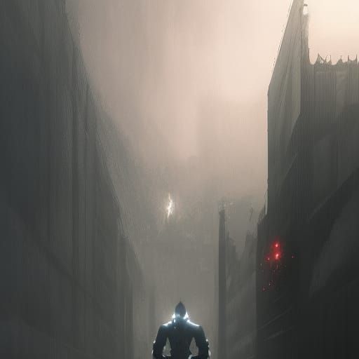 Sinister INFJ Personality Rendered in Dark Fantasy Style