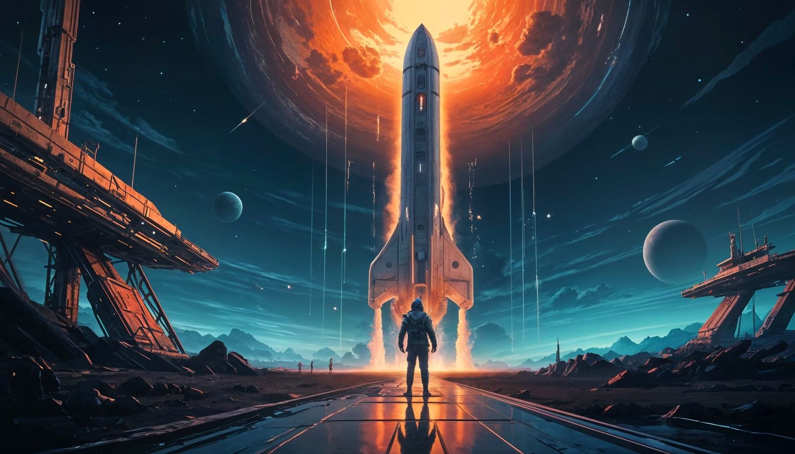 Epic Cinematic Digital Painting: The Final Countdown