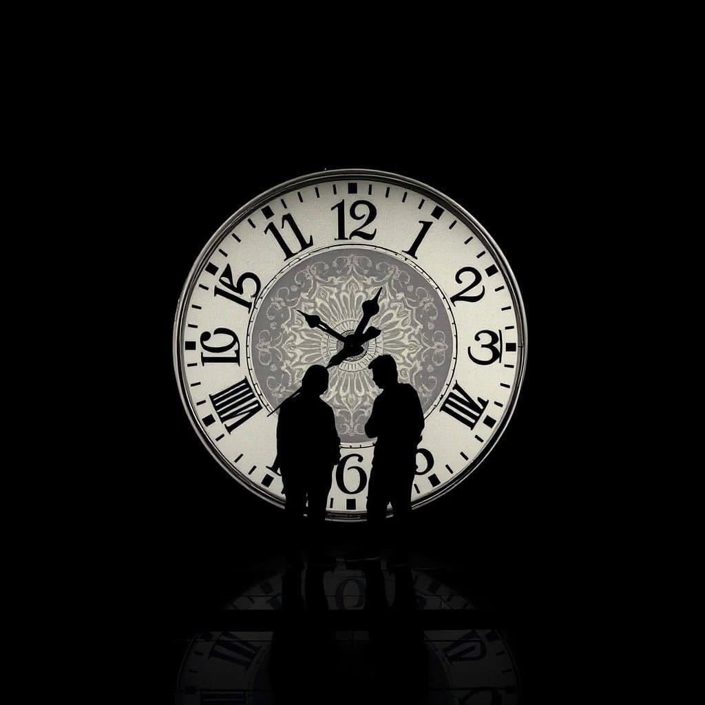 Surreal Existential Scene in a World of Endless Twilight