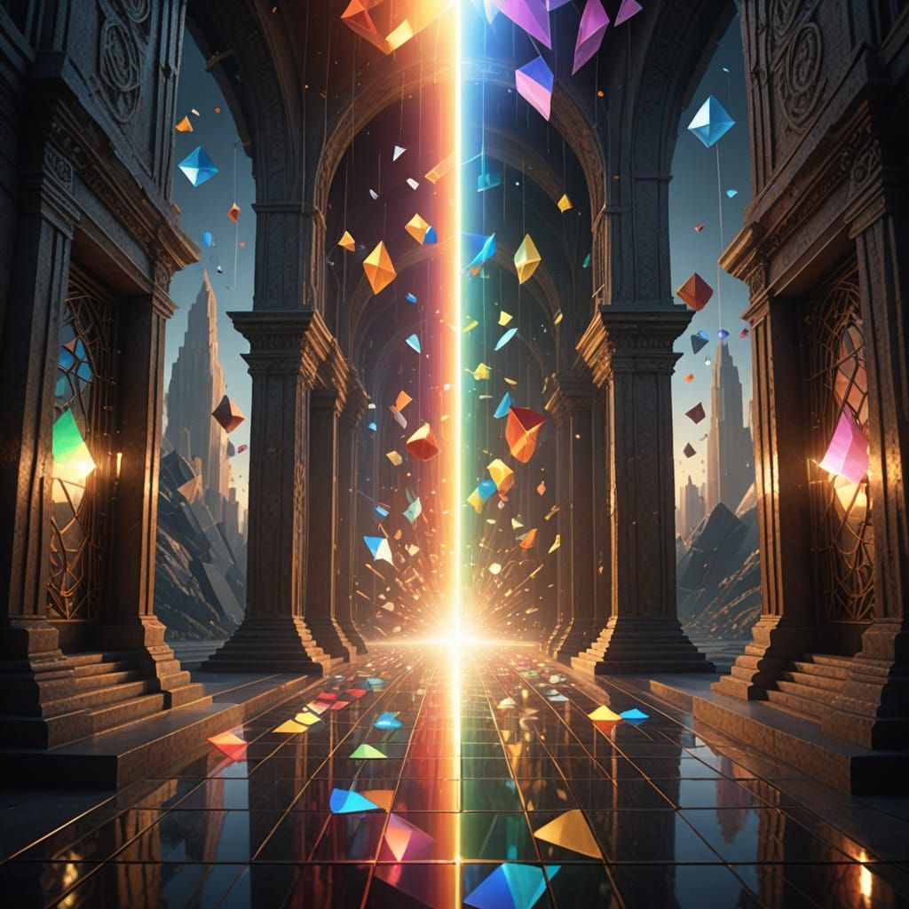 Prismatic Light Creates Esoteric Scene