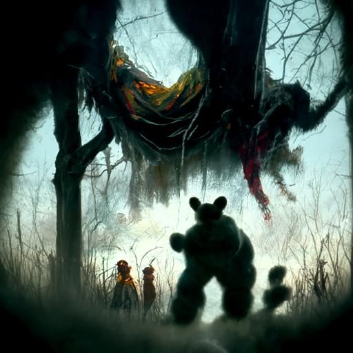 Sinister Winnie the Pooh Horror Art