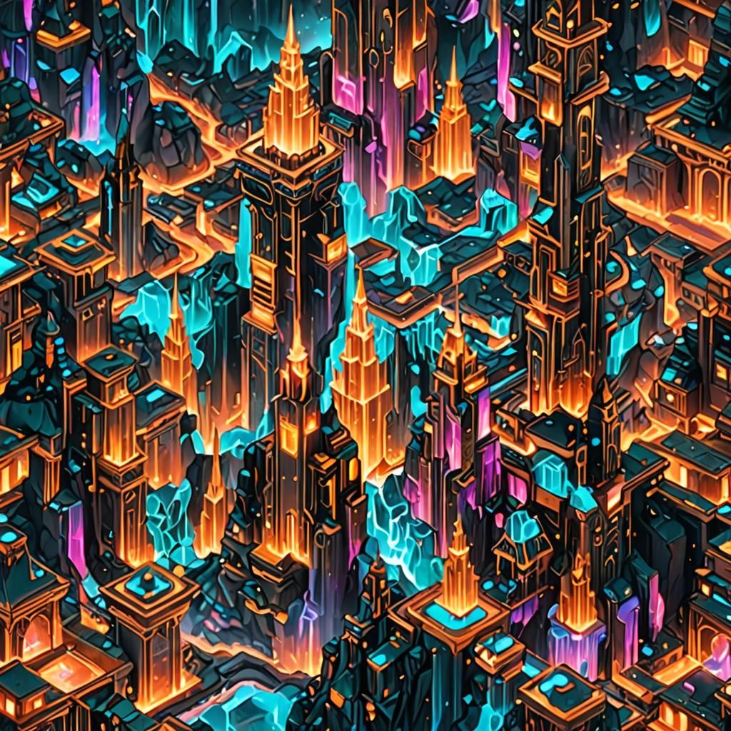 Colossal Dragon on Snow Mountain: Fantasy Matte Painting