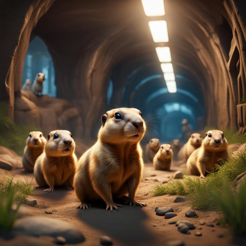 Prairie Dog City: Fantastical Underground Tunnels