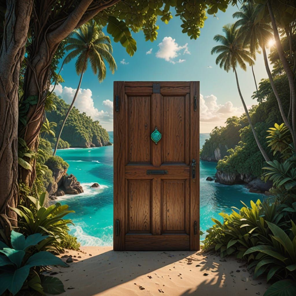 Ocean Doorway to Jungle Paradise