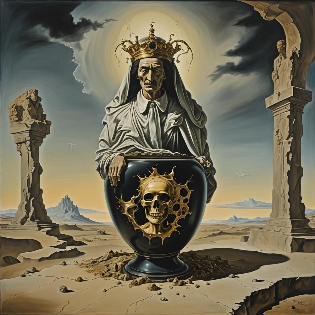 Melting Heart: Surrealism in the Style of Salvador Dali