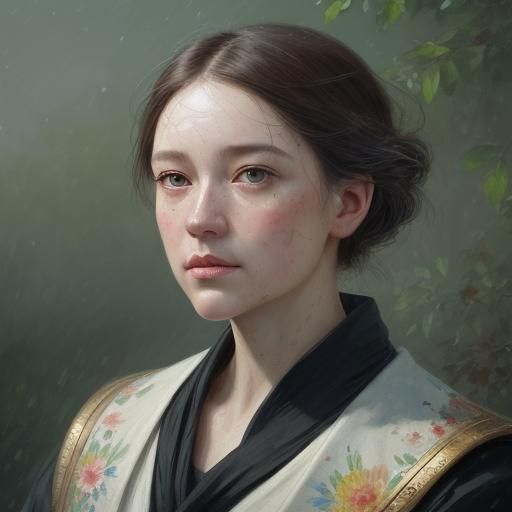 Spring Bloom: An Impressionist Gouache Masterpiece