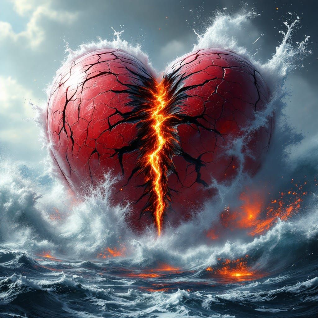 Crimson Heart Unleashes Elemental Force