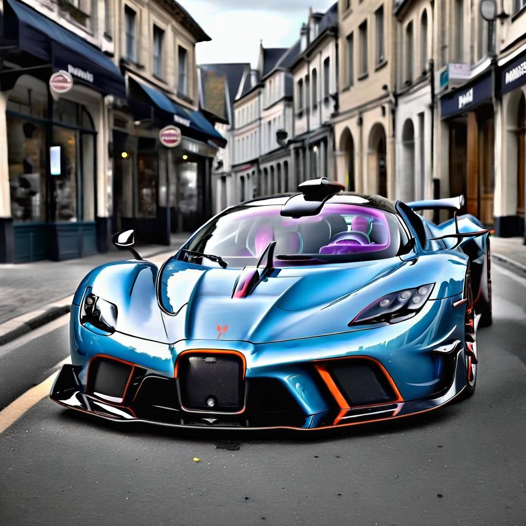 Iridescent Le Mans Hypercar: Automotive Innovation