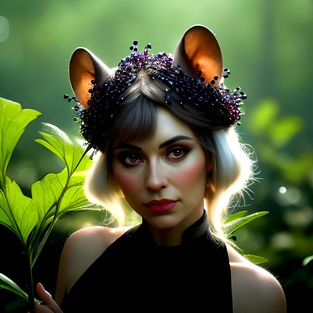 Sparkling Dew Drops Under Macro Lens