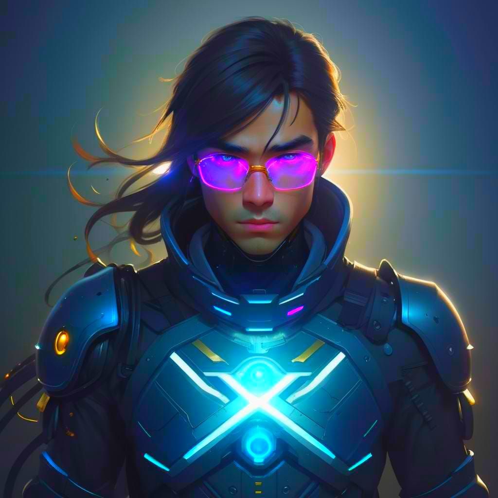 Blitzkinder Academia Student Portrait in Artgerm Style