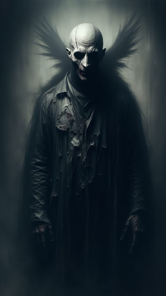 Terrifying Ghostly Figure in Hyper-Realistic Horror Style