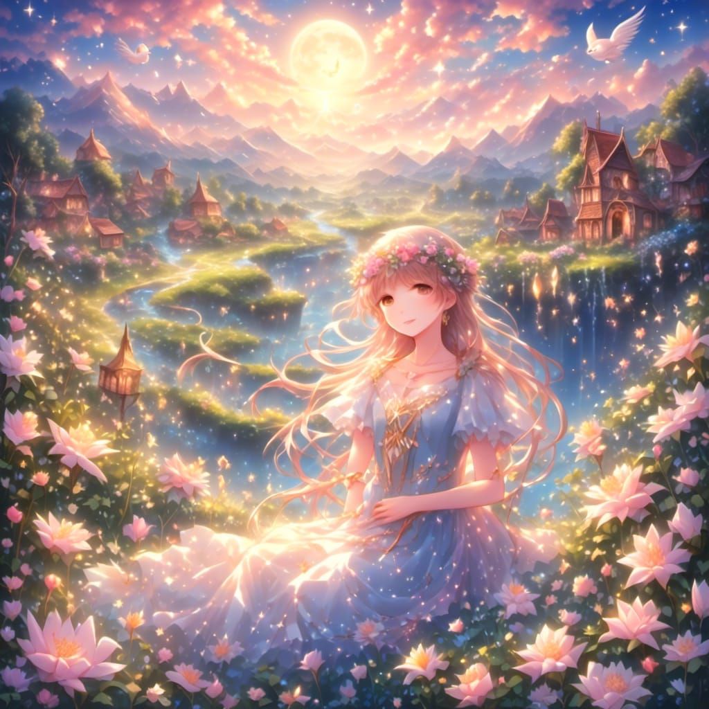 In the valley of forgotten tales, where spirits softly sing