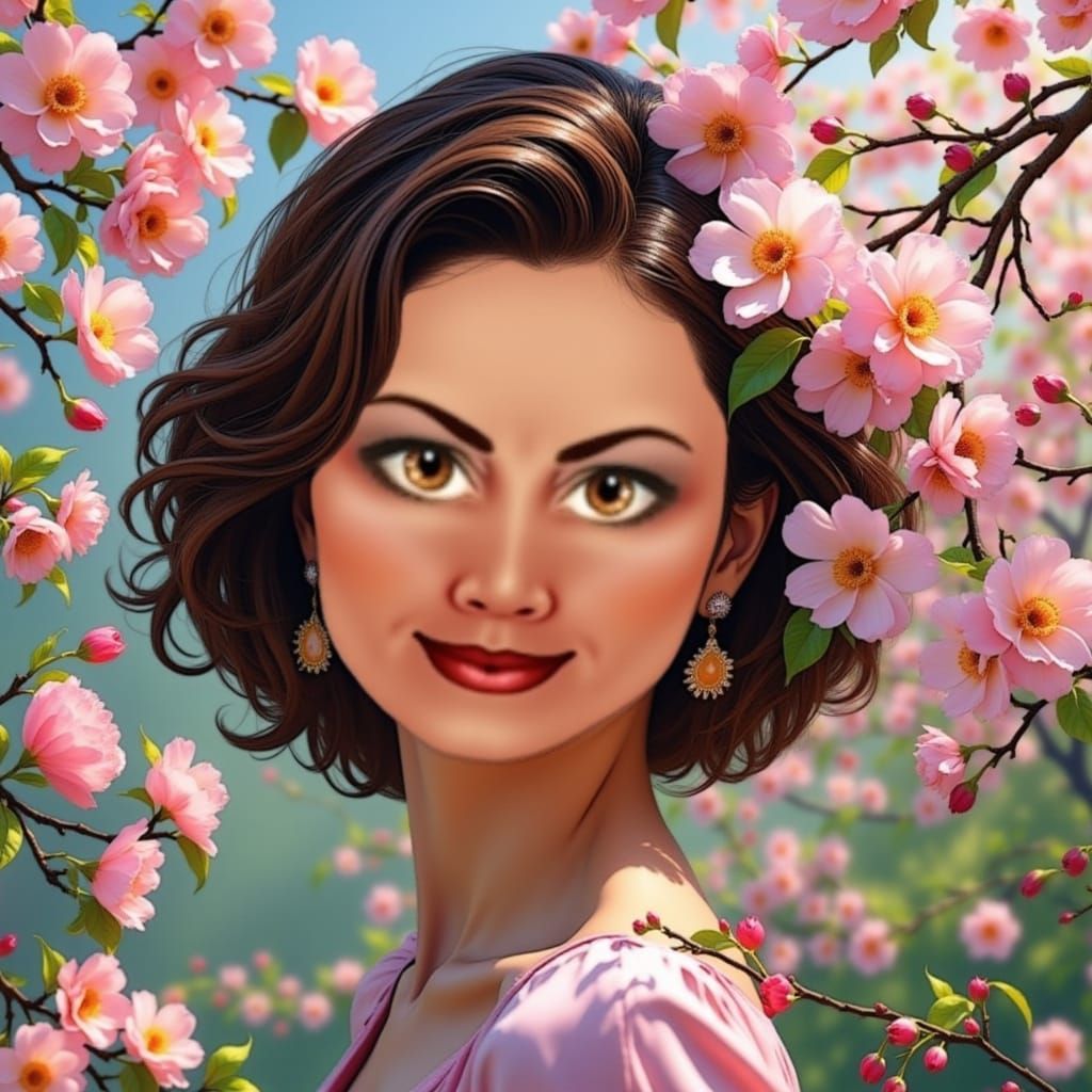 Blossoming Goddess in Full Bloom