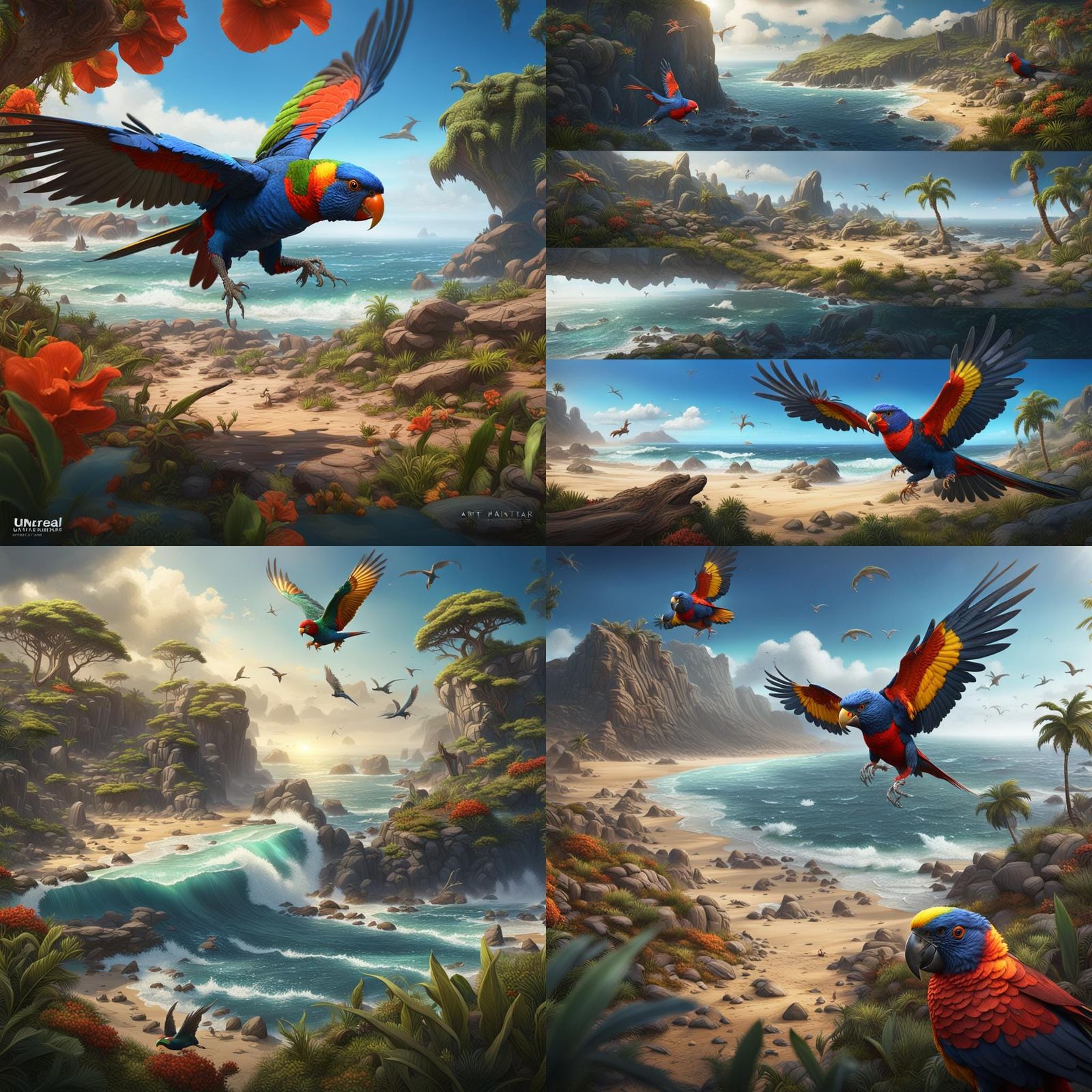 Lorikeet Street Fight: Wilderness Beach Battle