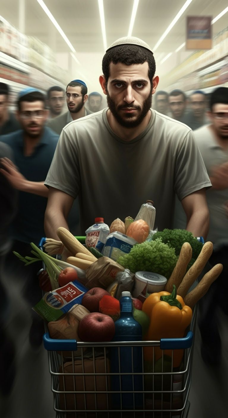 Man in Chaos: Realistic Digital Painting