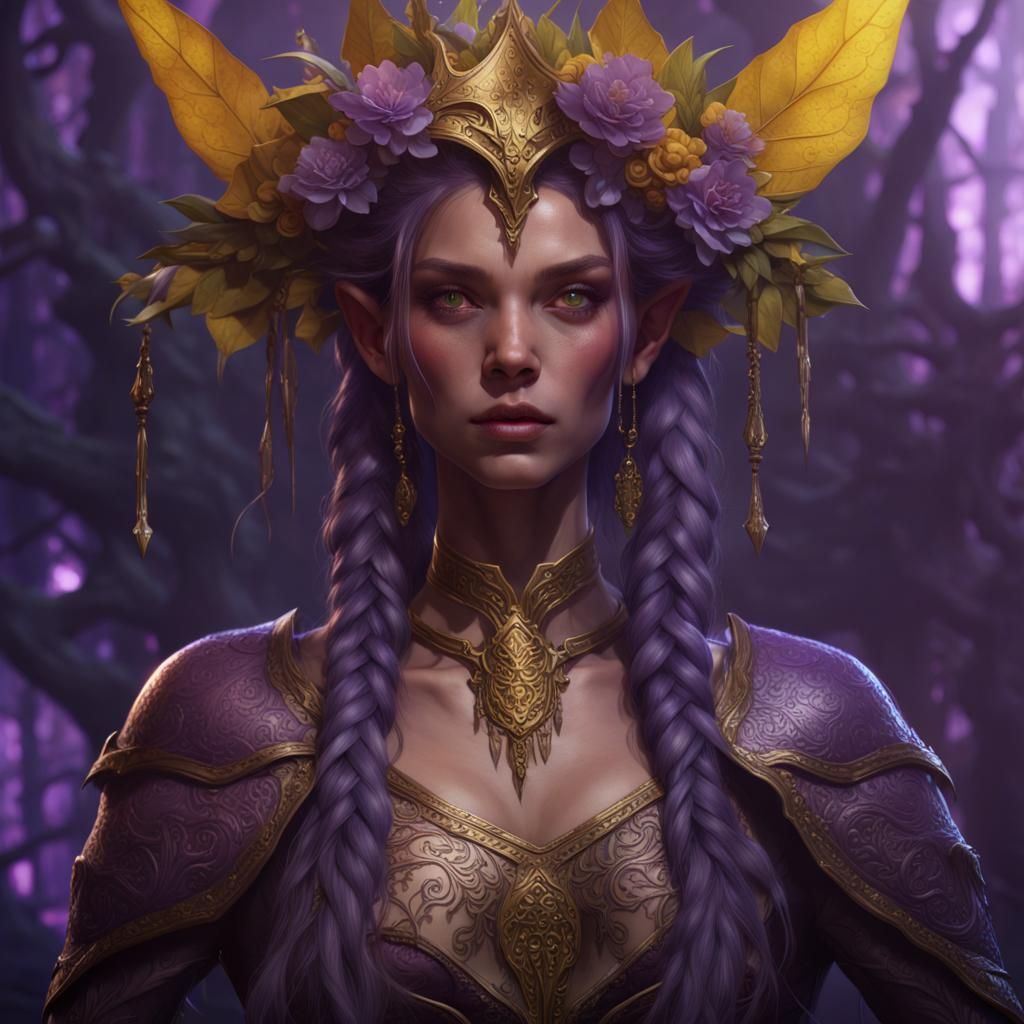 Fantasy Elf Concept Art in 8K Resolution