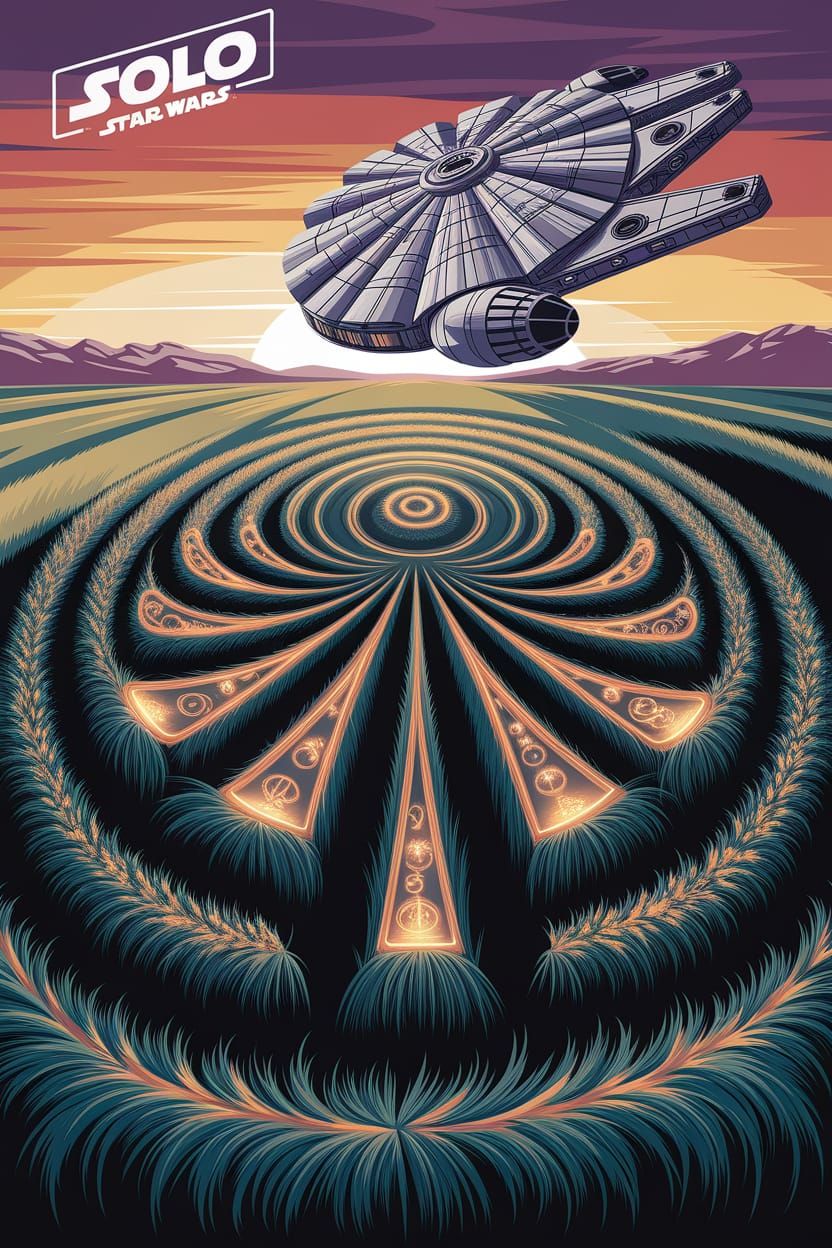 Galactic Harvest in Digital Art