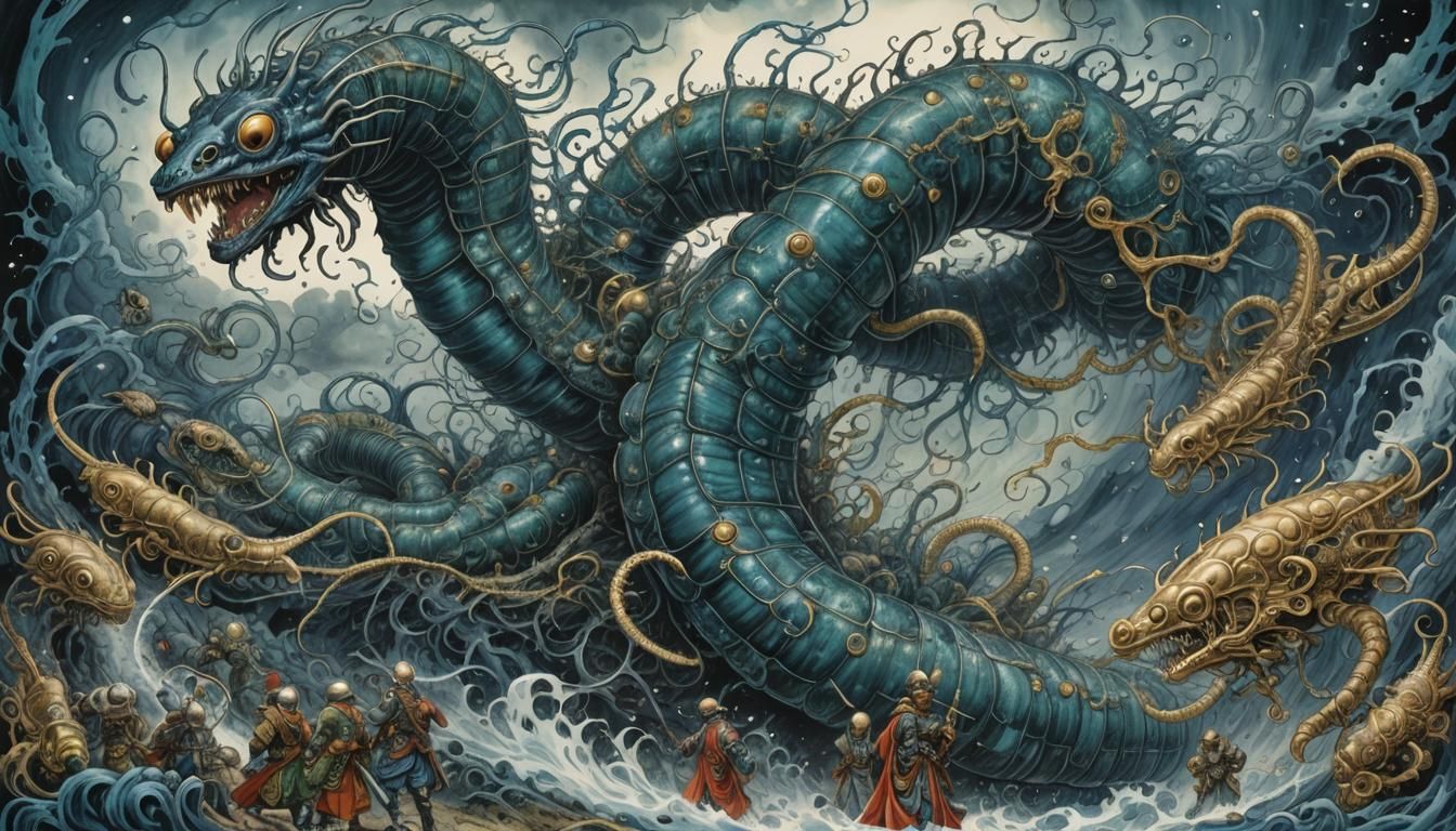 Charnel Worm of the Putrid Sea